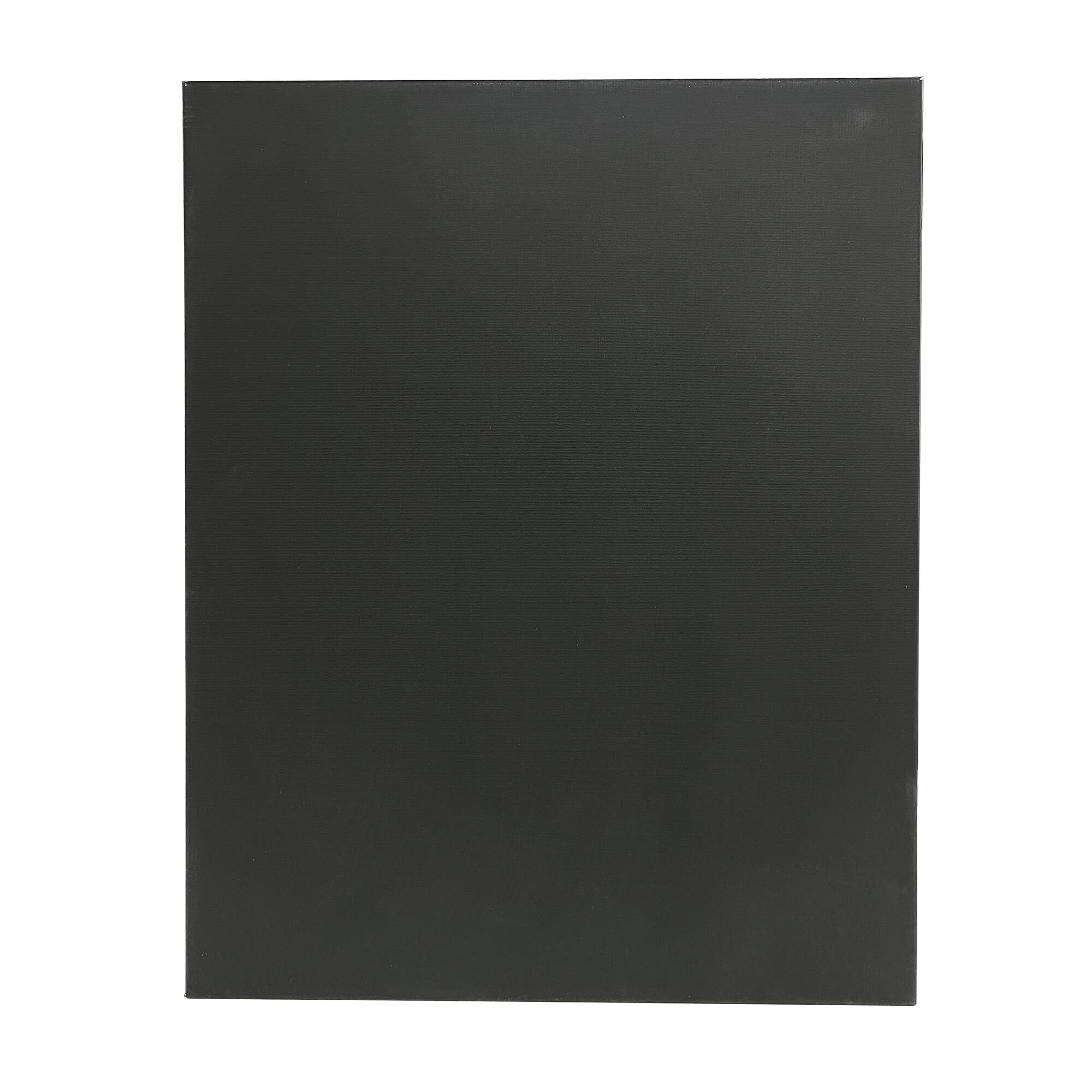 4 Packs: 5 ct. (20 total) 16" x 20" Black Super Value Canvas by Artist's Loft®